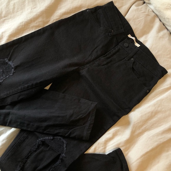 Black 721 High Rise Skinny Jeans - Size 27 - Picture 7 of 7